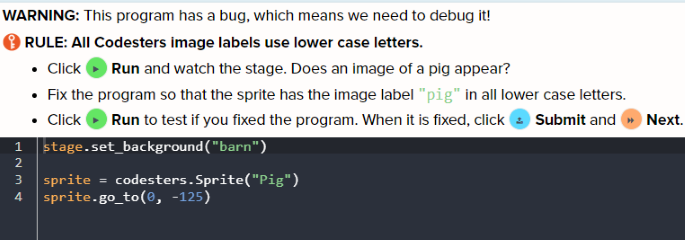 Codester Code Your Own PSA Activity 2