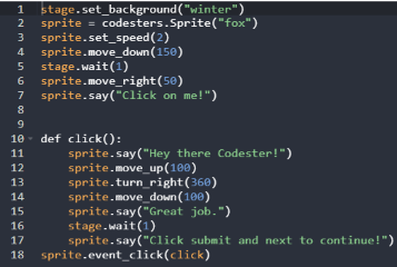 Codesters Code an Interactive eCard Activity 2