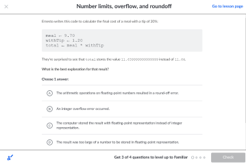 Khan Academy AP®︎ Computer Science Principles Practice